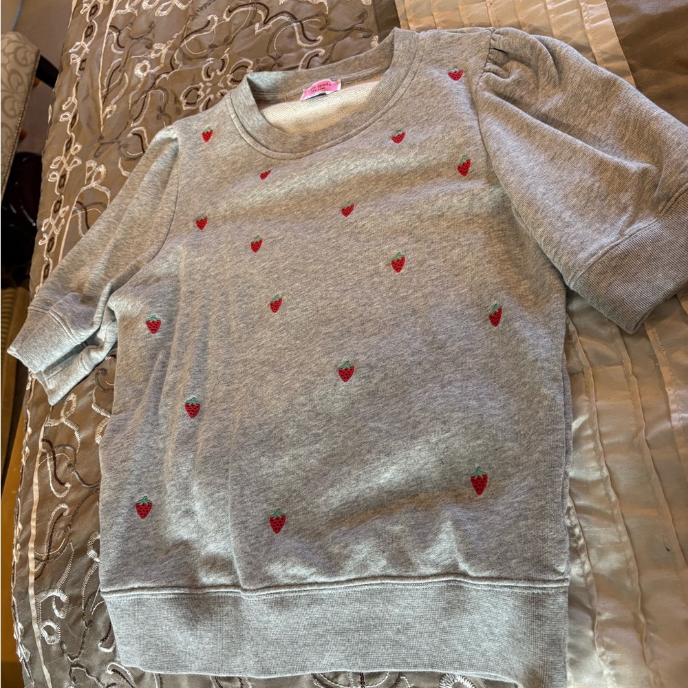 Kate Spade sweatshirt Shirt with Strawberry Embroidery